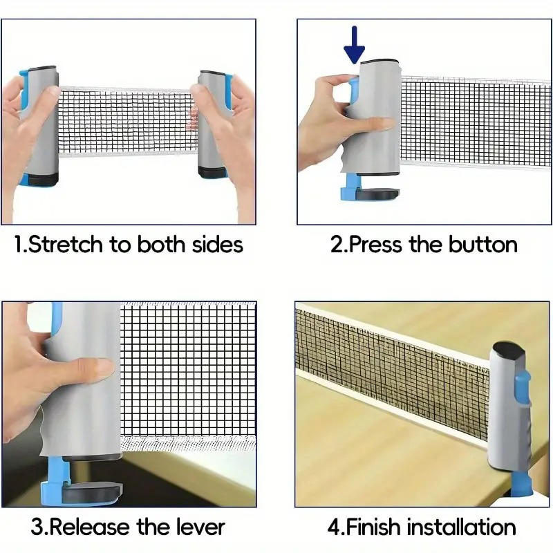 Portable Retractable Table Ten - Table Tennis Net recension och pris