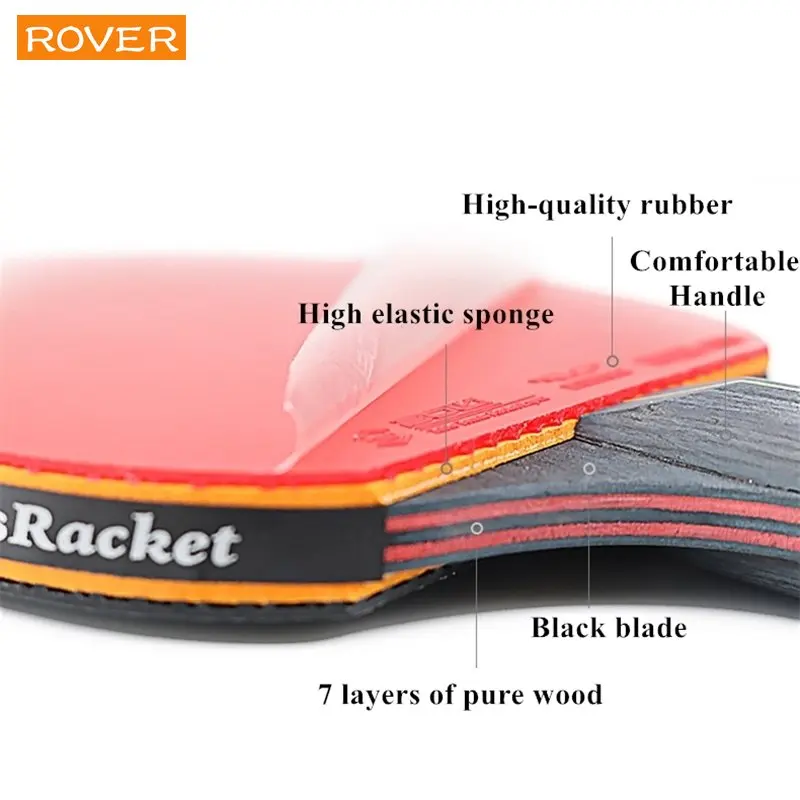 5/6 Star Table Tennis Racket 2 - Table Tennis Ace recension och pris