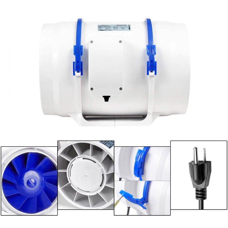 Ducted Blower 6 Inch Inline Du - Rubber Booster Speed recension och pris
