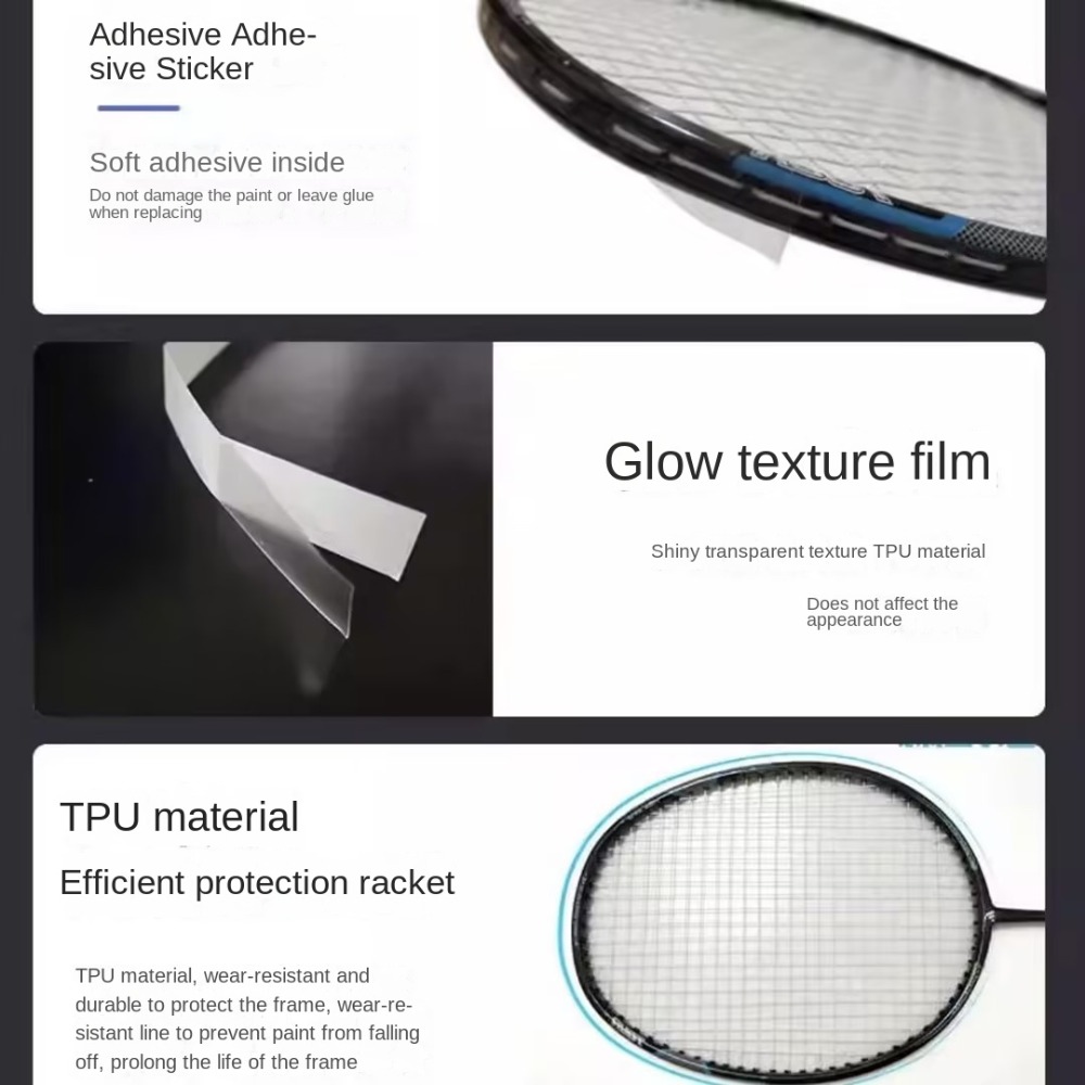 Transparent Racket Edge Tape S - Side Tape Racket recension och pris