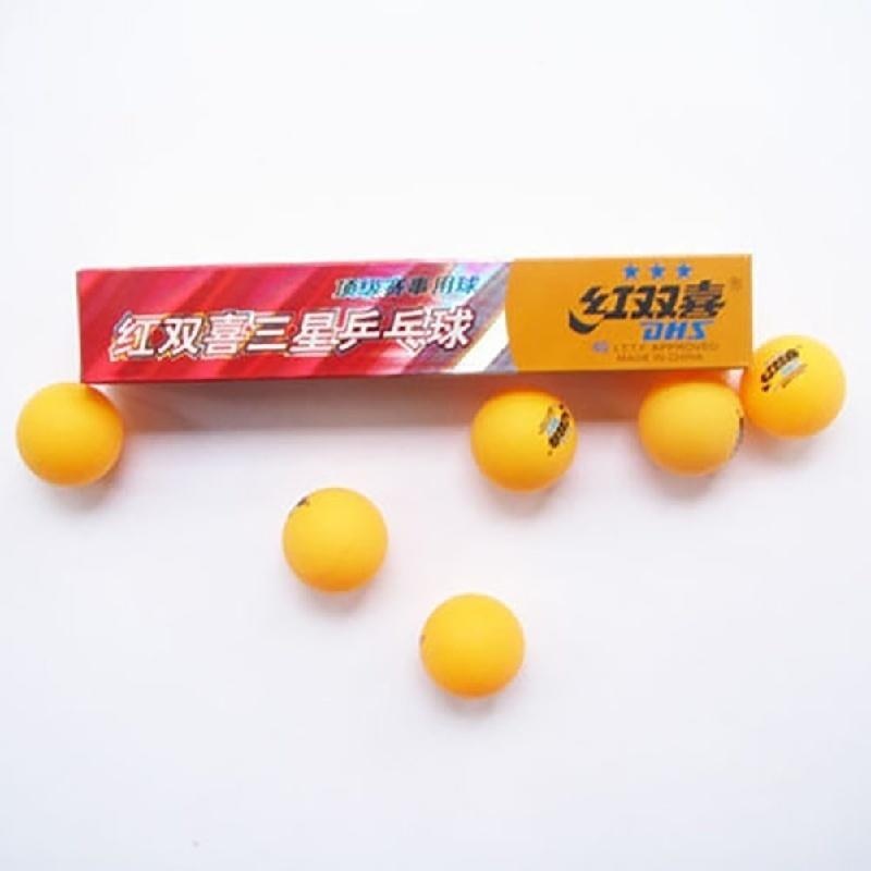 6 Pcs New 3-Star Ping Pong Bal - Table Tennis Logo recension och pris