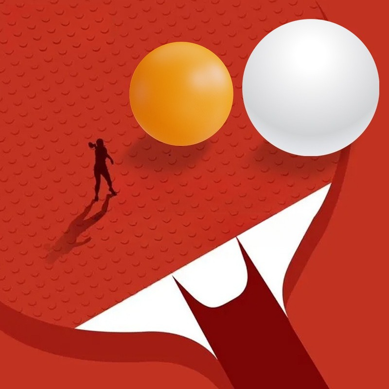 55Mm Table Tennis Large Ball H - Table Tennis Logo recension och pris